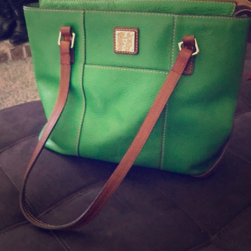 Dooney & Burke Green Tote